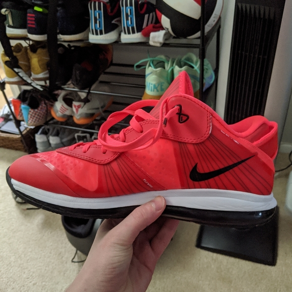 solar red lebron 8